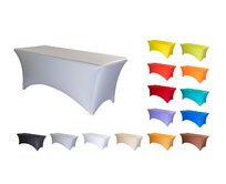 TENTino Elastický potah na skládací stůl 152x76 cm VÍCE BAREV Barva: 10 ŠEDÁ 10 ŠEDÁ
