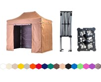 Nůžkový párty stan 2x3 m TENTino SMALL HEXAGON Barva: 10B - SVĚTLE HNĚDÁ 10B - SVĚTLE HNĚDÁ