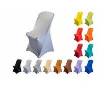 TENTino Elastický potah na skládací židli PTH01 Barva: BÍLÁ BÍLÁ