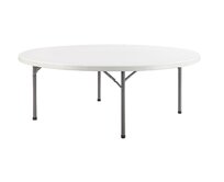 TENTino Skládací stůl průměr 60 cm, bílý