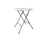 TENTino Bistro stolek koktejlový průměr 60 cm, bílý, BSTL80