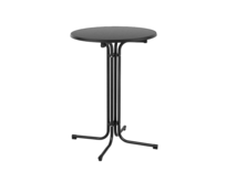 TENTino Elegantní koktejlový skládací bistro stůl 60 cm, černý