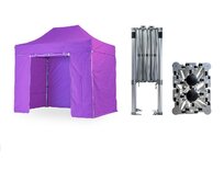 Nůžkový párty stan 2x3 m TENTino BIG HEXAGON Barva opláštění: 15A - FIALOVÁ