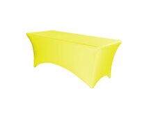 TENTino Elastický potah EXTREME na skládací stůl 180-183x76 cm VÍCE BAREV Barva ubrusu: SVÍTIVĚ ŽLUTÁ / YELLOW