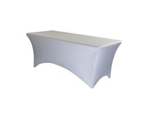 TENTino Elastický potah EXTREME na skládací stůl 180-183x76 cm VÍCE BAREV Barva ubrusu: SVĚTLE ŠEDÁ / SILVER