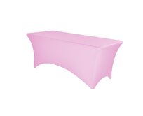 TENTino Elastický potah EXTREME na skládací stůl 180-183x76 cm VÍCE BAREV Barva ubrusu: SVĚTLE RŮŽOVÁ / PINK