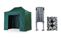Nůžkový párty stan 2x3 m TENTino BIG HEXAGON Barva opláštění: 9A - ZELENÁ