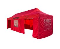 Nůžkový párty stan 3x9 m TENTino BIG HEXAGON EXTREME Barva opláštění: 1A - BÍLÁ