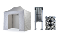 Nůžkový párty stan 2x3 m TENTino BIG HEXAGON Barva opláštění: 1A - BÍLÁ