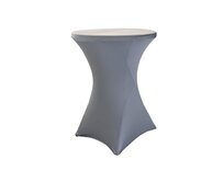 TENTino Elastický ubrus EXTREME na koktejlový bistro stůl 70-80 cm VÍCE BAREV Barva ubrusu: SVĚTLE ŠEDÁ / SILVER