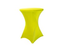 TENTino Elastický ubrus EXTREME na koktejlový bistro stůl 70-80 cm VÍCE BAREV Barva ubrusu: SVÍTIVĚ ŽLUTÁ / YELLOW