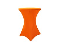 TENTino Elastický ubrus EXTREME na koktejlový bistro stůl 70-80 cm VÍCE BAREV Barva ubrusu: ORANŽOVÁ / ORANGE