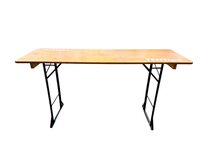 TENTino Skládací barový stůl 220x70 cm (výška 110 cm) Barva stolu: TMAVÝ