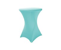 TENTino Elastický ubrus STANDARD na koktejlový bistro stůl 60 cm VÍCE BAREV Barva ubrusu: SVĚTLE MODRÁ / SKY BLUE spandex 190 g/m2