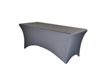 TENTino Elastický potah STANDARD na skládací stůl 152x76 cm VÍCE BAREV Barva ubrusu: TMAVĚ ŠEDÁ / ANTRACIT