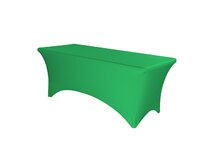 TENTino Elastický potah STANDARD na skládací stůl 152x76 cm VÍCE BAREV Barva ubrusu: ZELENÁ / GREEN