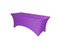 TENTino Elastický potah STANDARD na skládací stůl 152x76 cm VÍCE BAREV Barva ubrusu: FIALOVÁ / VIOLET