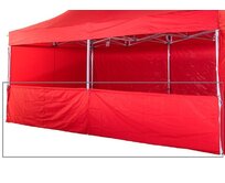TENTino Polobočnice - Půlstěna 6 metrů Úchopy na: BIG HEXAGON/BH EXTREME/PVC/GABLED, Barva opláštění: 1A - BÍLÁ