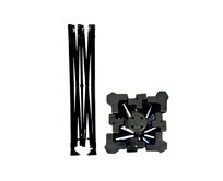 Konstrukce nůžkového párty stanu STEEL HEXAGON 3x3 m