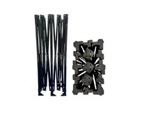 Konstrukce nůžkového párty stanu STEEL HEXAGON 3x6 m