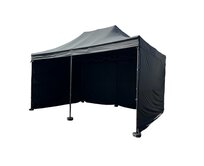 OPLÁŠTĚNÍ NA 4x6 m /6 noh TENTino STAGEMAN BIG HEXAGON BLACK extra vysoký Barva opláštění: 11A - ČERNÁ