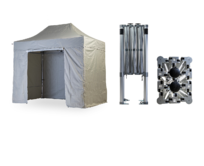 Nůžkový párty stan 2x3 m TENTino BIG HEXAGON Barva opláštění: 5A - ŠEDÁ