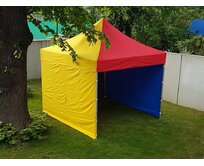 Nůžkový párty stan 3x3 m TENTino BIG HEXAGON Barva opláštění: 18A - MIX BAREV