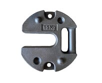 TENTino Závaží železné 15 kg (1 ks) tvar C