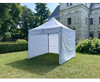 Nůžkový párty stan 3x3 m STEEL HEXAGON Barva opláštění: 8A - MODRÁ