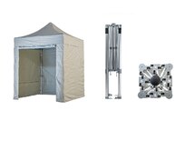 Nůžkový párty stan 2x2 m BIG HEXAGON EXTREME Barva opláštění: 5A - ŠEDÁ