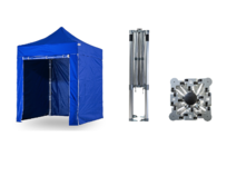 Nůžkový párty stan 2x2 m BIG HEXAGON EXTREME Barva opláštění: 8A - MODRÁ