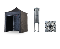 Nůžkový párty stan 2x2 m BIG HEXAGON EXTREME Barva opláštění: 11A - ČERNÁ