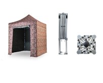 Nůžkový párty stan 2x2 m TENTino BIG HEXAGON Barva opláštění: 16A - MASKÁČOVÁ