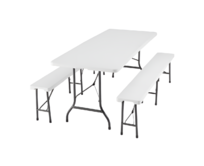 TENTino Plastový pivní set skládací - 180 cm