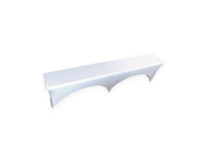 Elastický potah na skládací lavici 180 cm Barva ubrusu: BÍLÁ / WHITE