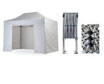 Nůžkový párty stan 2x4 m TENTino BIG HEXAGON EXTREME Barva opláštění: 1A - BÍLÁ