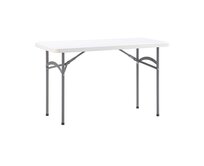 TENTIno Skládací stůl 122x60 cm CELÝ, bílý, STL122C
