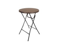 TENTino Bistro stolek koktejlový průměr 80 cm - IMITACE DŘEVA BSTL80D
