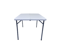 TENTino Skládací stůl 87x87 cm, bílý, STL87