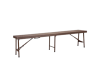 TENTino Plastová skládací lavice RATTAN 180 cm