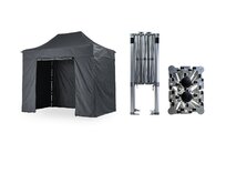 Nůžkový párty stan 2x3 m TENTino BIG HEXAGON EXTREME Barva opláštění: 17A - ANTRACIT