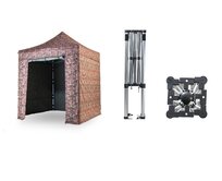 Nůžkový párty stan 2x2 m TENTino SMALL HEXAGON Barva opláštění: 16A - MASKÁČOVÁ