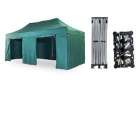 Nůžkový párty stan 3x6 m TENTino SMALL HEXAGON Barva opláštění: 9A - ZELENÁ