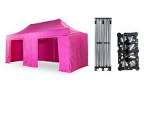 Nůžkový párty stan 3x6 m TENTino SMALL HEXAGON Barva opláštění: 14A - RŮŽOVÁ