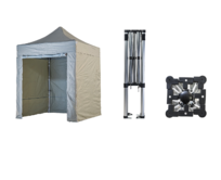 Nůžkový párty stan 2x2 m TENTino SMALL HEXAGON Barva opláštění: 5A - ŠEDÁ