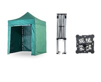 Nůžkový párty stan 2x2 m TENTino SMALL HEXAGON Barva opláštění: 9A - ZELENÁ