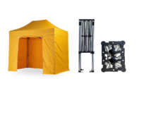 Nůžkový párty stan 2x3 m TENTino SMALL HEXAGON Barva opláštění: 4A - ŽLUTÁ