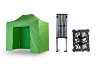 Nůžkový párty stan 2x3 m TENTino SMALL HEXAGON Barva opláštění: 13A - SVĚTLE ZELENÁ