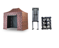 Nůžkový párty stan 2x3 m TENTino SMALL HEXAGON Barva opláštění: 16A - MASKÁČOVÁ