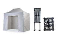 Nůžkový párty stan 2x3 m TENTino SMALL HEXAGON Barva opláštění: 1A - BÍLÁ